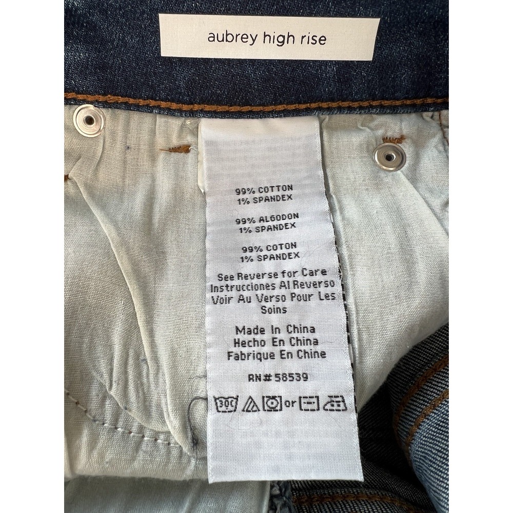 STS BLUE WOMENS AUBREY 10" HIGH RISE CUTOFF DENIM JEAN SHORTS 29 GRUNGE CLASSIC - Picture 13 of 15